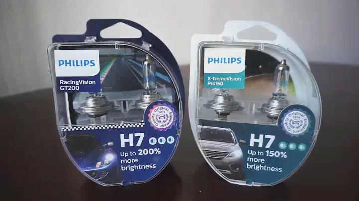 Philips RacingVision GT200 против X-tremeVision Pro150