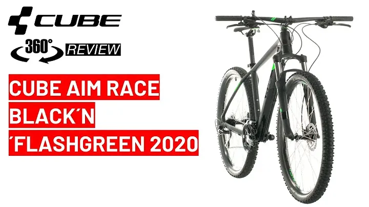 Cube AIM RACE black´n´flashgreen 2020: 360 Bike review