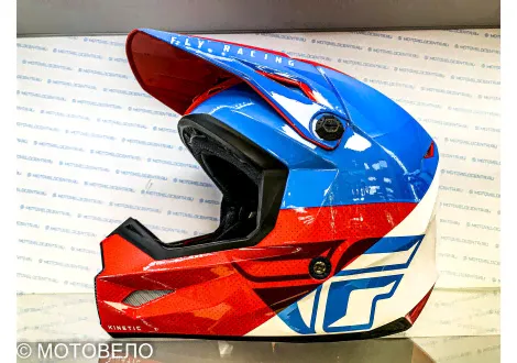 Шлем кроссовый FLY RACING KINETIC STRAIGHT EDGE-0