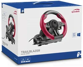 Руль SPEEDLINK Trailblazer Racing Wheel for PS4/Xbox One/PS3/PC (SL-450500), черный/красный