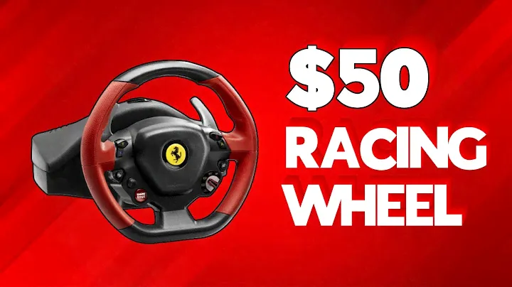 REVIEWING a $50 SIM RACING WHEEL in 2023... | THRUSTMASTER FERRARI 458 SPIDER RACING WHEEL