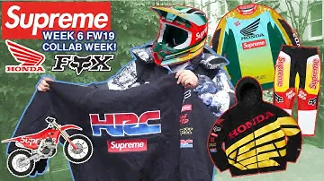 СОТРУДНИЧЕСТВО SUPREME X HONDA/FOX — ПРЕДЛОЖЕНИЕ В МАГАЗИНЕ 6 НЕДЕЛИ FW19