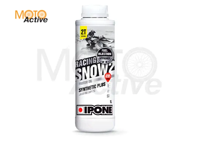 Моторное масло с запахом клубники IPone SNOW RACING 2T — 1л