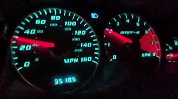 Neon SRT4 stock STAGE 3 TOP SPEED