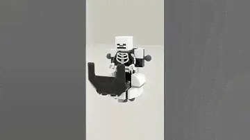 Simple building block version of bone mecha building blocks Lego moc