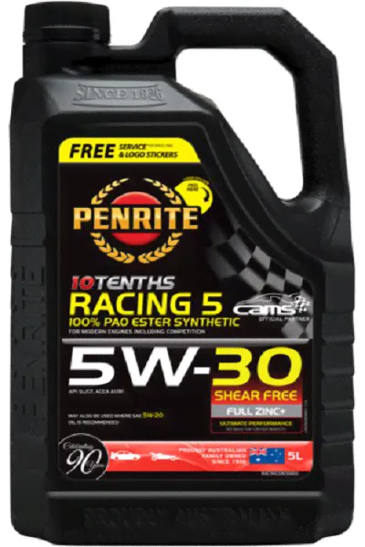 PENRITE RACING 5W-30 (100% PAO ESTER) 5 