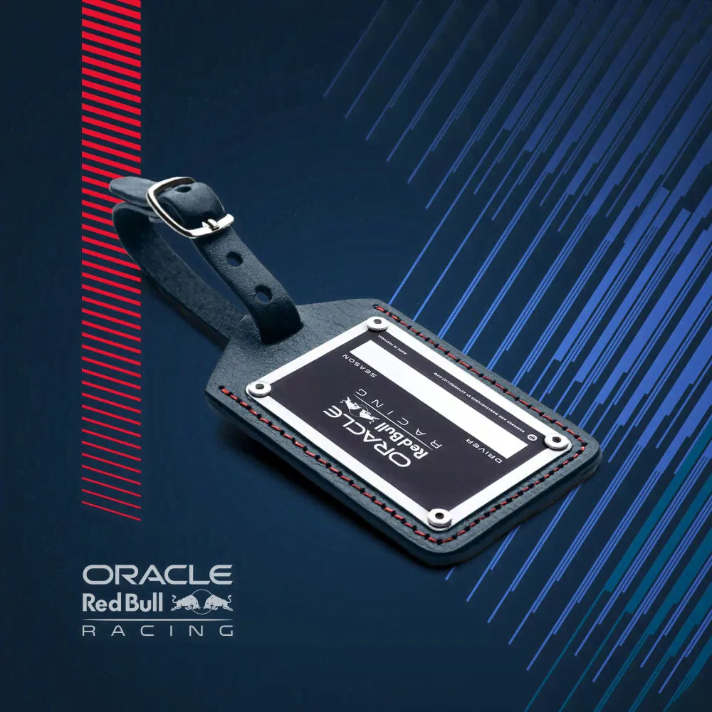 Leather Tag | Oracle Red Bull Racing Blue | Red Bull Accessory-0