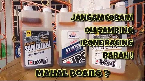 Oli samping IPONE SAMOURAI Wangi Motor Balap ! - Kawasaki Ninja 150 RR