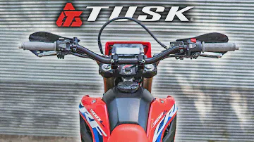 Оптимальная настройка руля CRF300L!