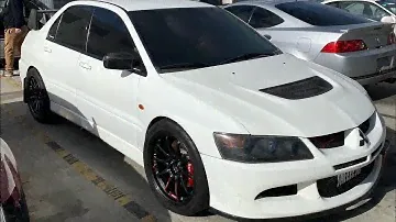 Evo 8 gets volks ce28 wheels 🔥