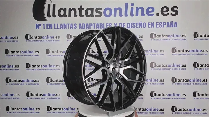 LLANTAS JAPAN RACING JR28 NEGRO-PULIDO LLANTASONLINE.ES
