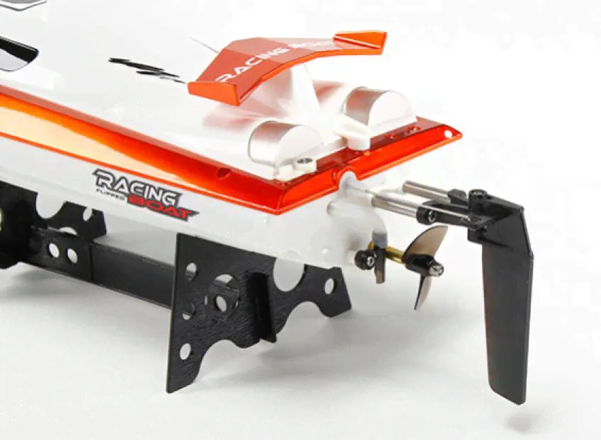 FT009 High Speed V-Hull Racing Boat 460mm - Orange (RTR)-0