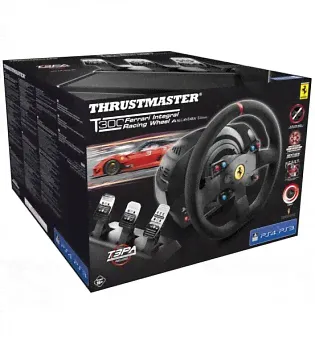 Руль с педалями Thrustmaster T300 Ferrari Integral Racing Wheel Alcantara Edition PS4 PS3 PC