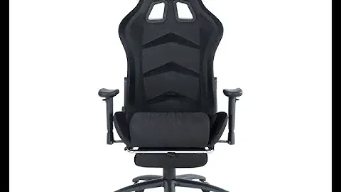 Крісло для геймерів GT Racer X-2534-F Fabric Black Складання та Огляд