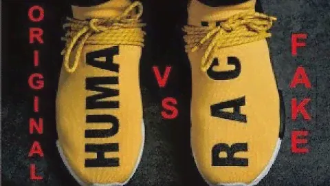Distinguish Adidas PW Human Race NMD Original and fake