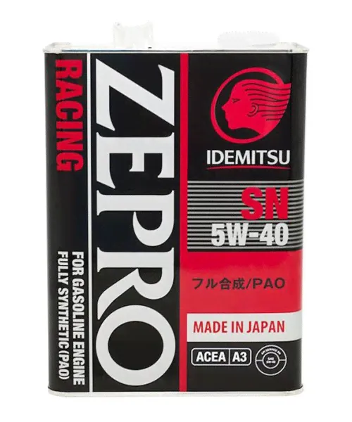 Моторное масло IDEMITSU ZEPRO RACING SN 5W-40 4л-0