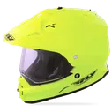 Fly Racing Trekker Solid шлем мотард, желтый глянцевый