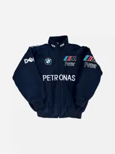 Petronas BMW dark blue racing oversize jacket