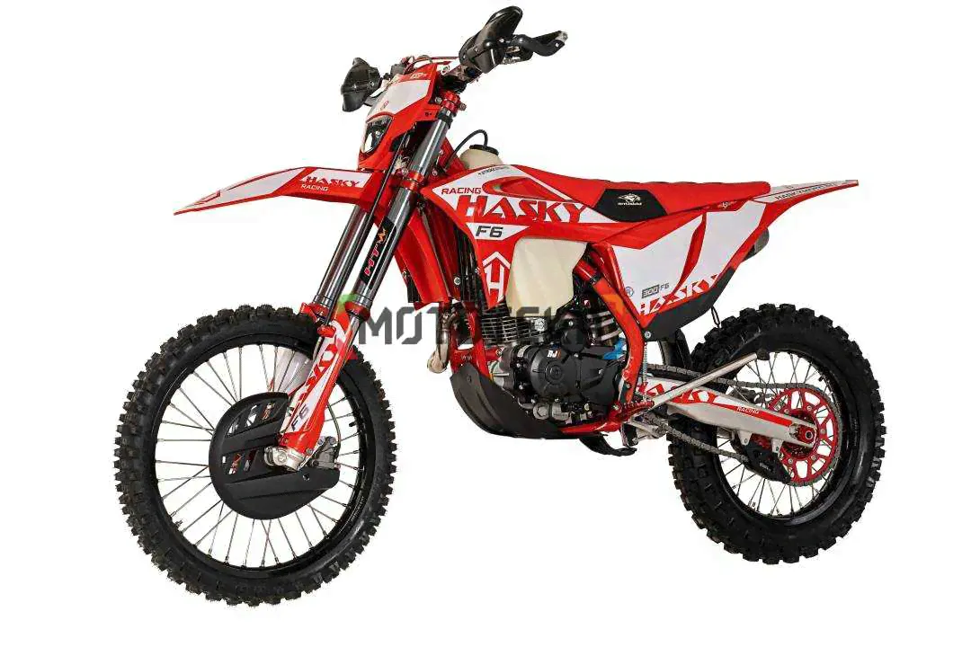 Мотоцикл кроссовый / эндуро Hasky (Хаски) F6 PR300 175 Racing красный/белый | Мотоцикл | ZS PR300 SOHC-AIR |-0