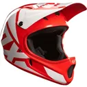 FOX RACING Велошлем Fox Rampage Race Helmet, красно-белый, Велоаксессуары, Велошлемы в Москве