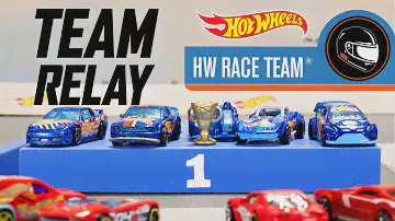 HW RACE TEAM® IN TEAM BLUE RELAY | @HotWheels