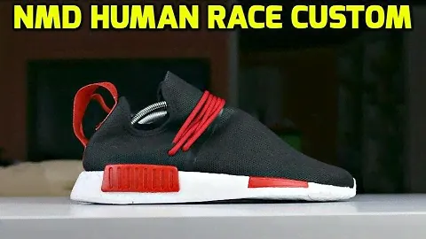 CUSTOM NMD HUMAN RACE TRANSFORMATION!!!