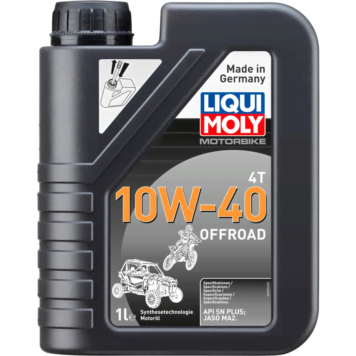 Масло Liqui Moly 4t Offroad Racing HC-Synth 10W-40 , 1л (3055)-0