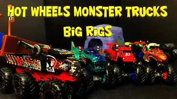 Hot Wheels Monster Trucks Big Rig Racing!
