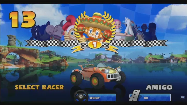 Sonic & Sega All-Stars Racing - Amigo - Full Gameplay (TeknoParrot / RTX)