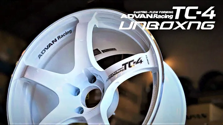 КОЛЕСО YOKOHAMA — ADVAN RACING TC4 распаковка — Racing White Metallic & Ring